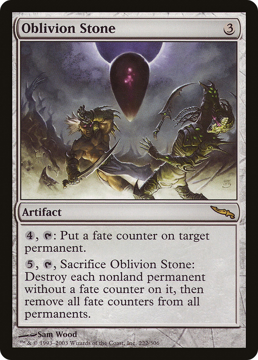 Oblivion Stone (MRD-222) (Foil)