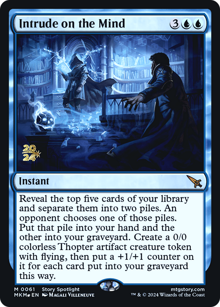 Intrude on the Mind (PRE-61S) (Foil)