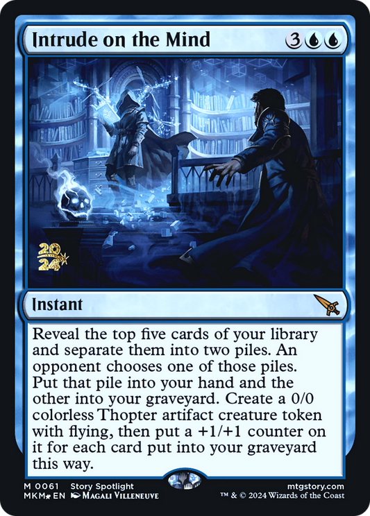 Intrude on the Mind (PRE-61S) (Foil)