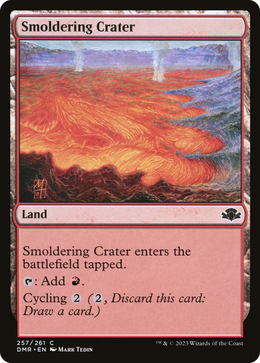 Smoldering Crater (DMR-257) (Foil)
