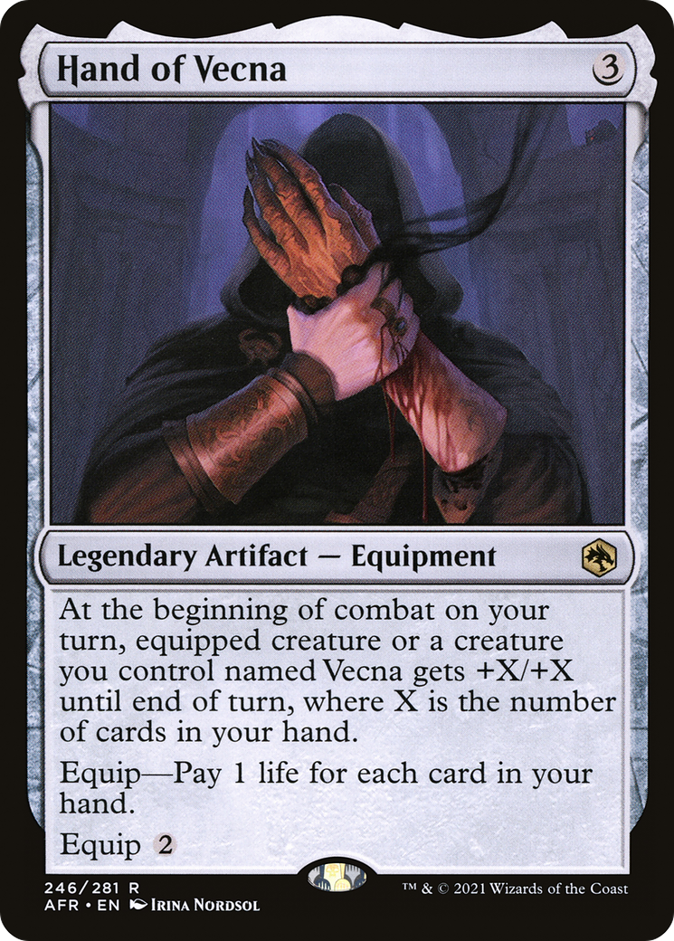 Hand of Vecna (AFR-246) (Foil)
