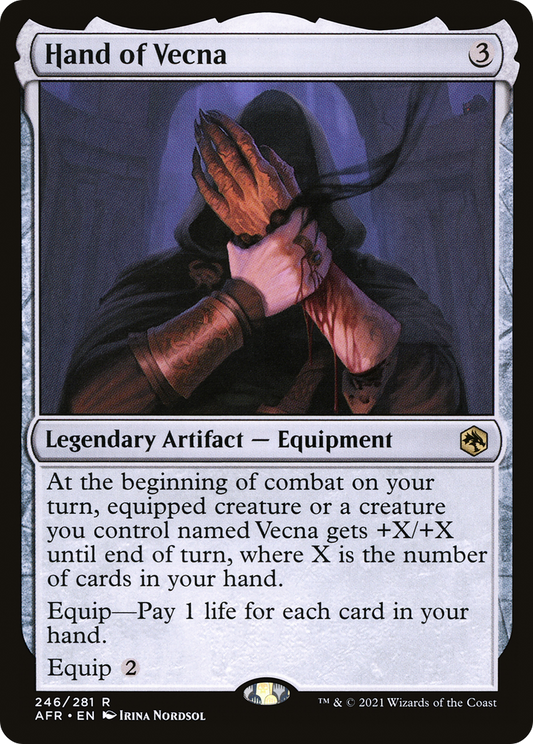 Hand of Vecna (AFR-246) (Foil)