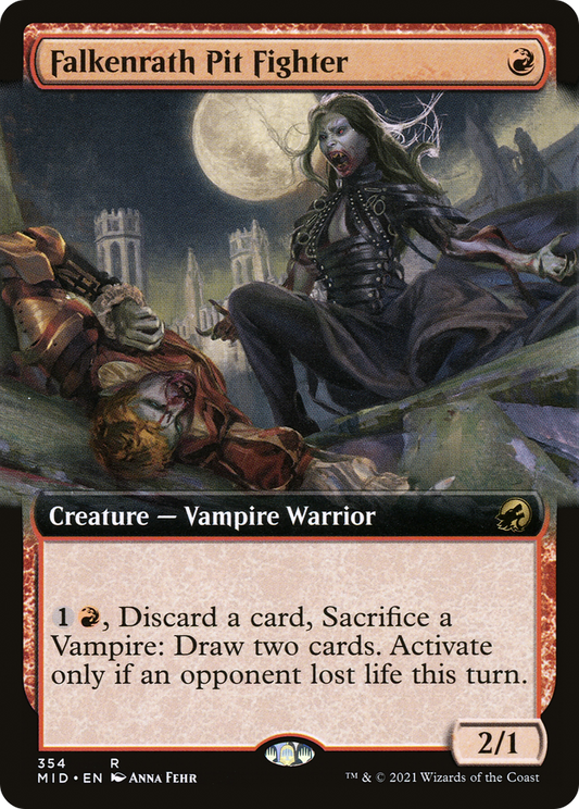Falkenrath Pit Fighter (MID-354) (Extended Art) (Foil)