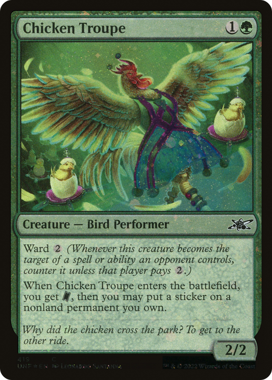 Chicken Troupe (UNF-419) (Galaxy Foil)