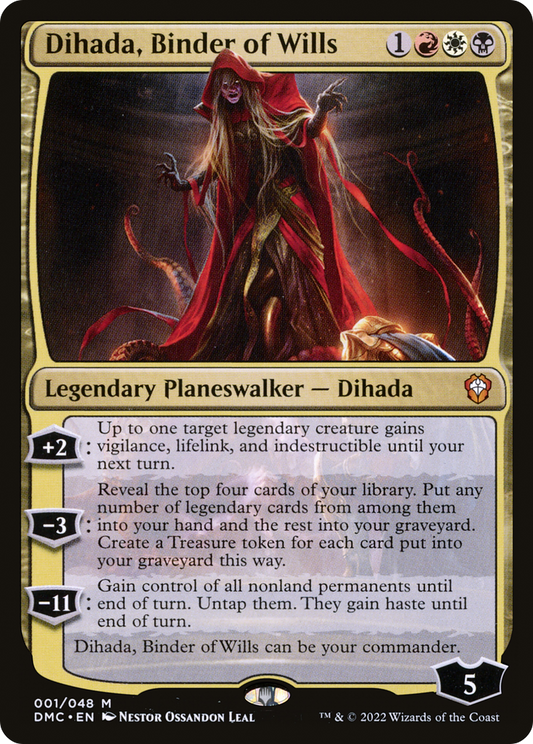Dihada, Binder of Wills (DMC-001) (Foil)