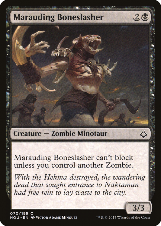 Marauding Boneslasher (HOU-070) (Foil)