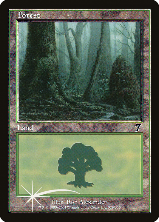 Forest (329) (7ED-329★) (Foil)