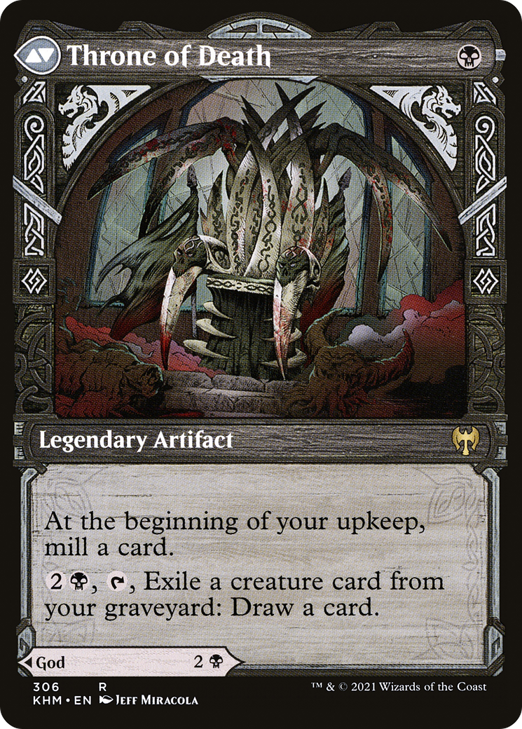 Egon, God of Death // Throne of Death (KHM-306) (Showcase) (Foil)