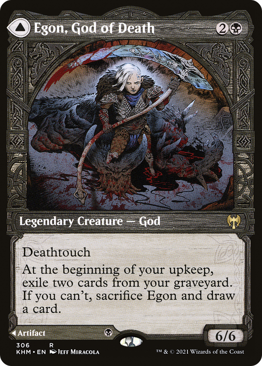 Egon, God of Death // Throne of Death (KHM-306) (Showcase) (Foil)