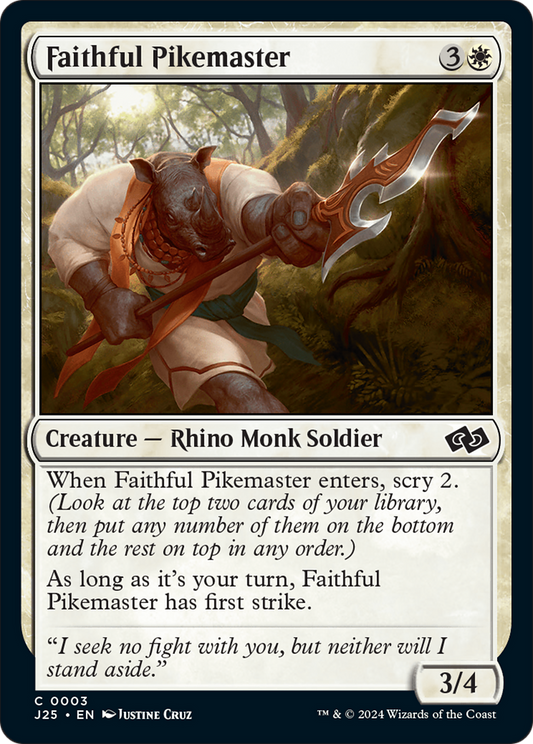 Faithful Pikemaster (J25-003)