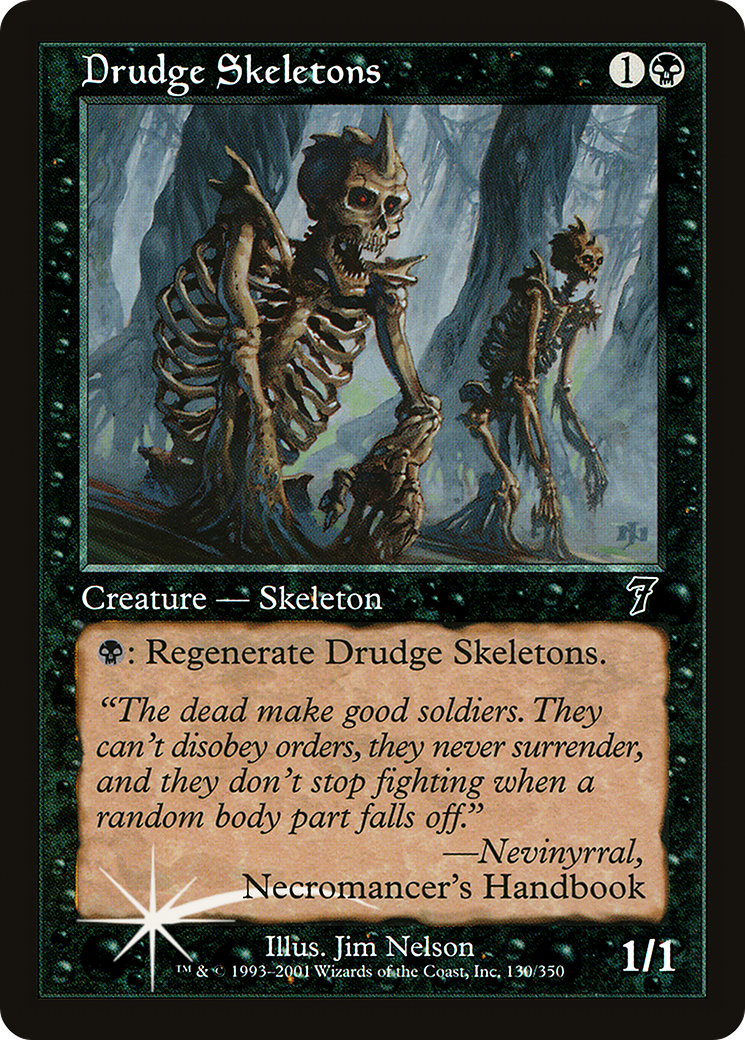 Drudge Skeletons (7ED-130★) (Foil)