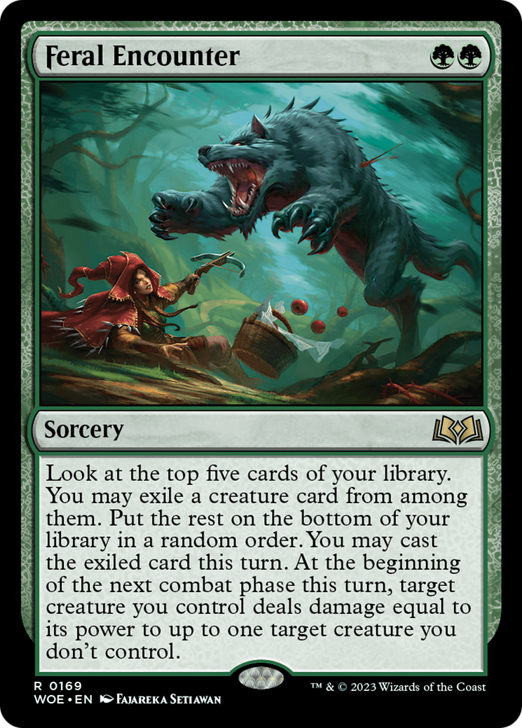 Feral Encounter (WOE-169) (Foil)
