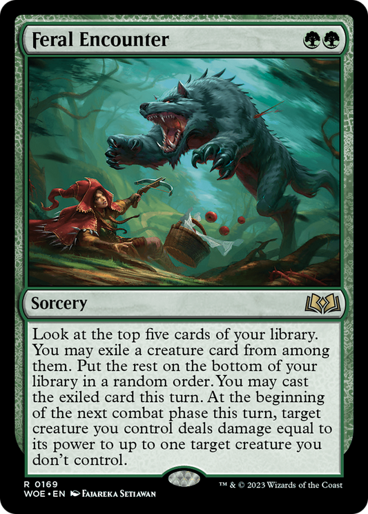 Feral Encounter (WOE-169) (Foil)