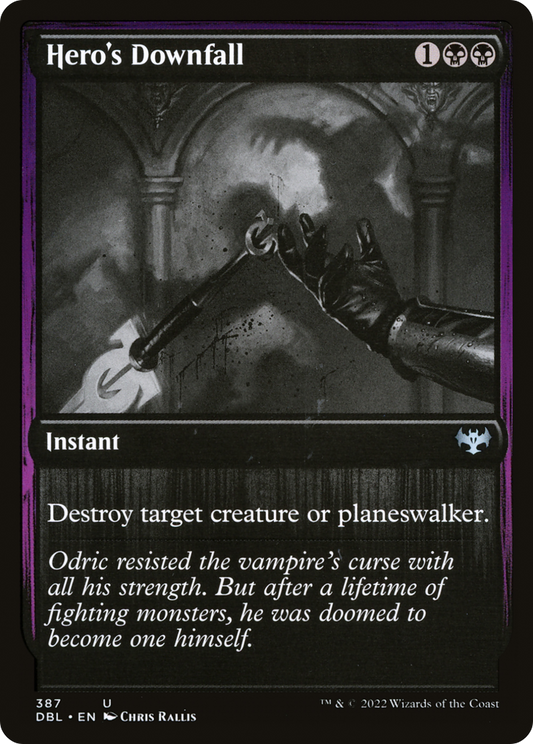 Hero's Downfall (DBL-387) (Foil)