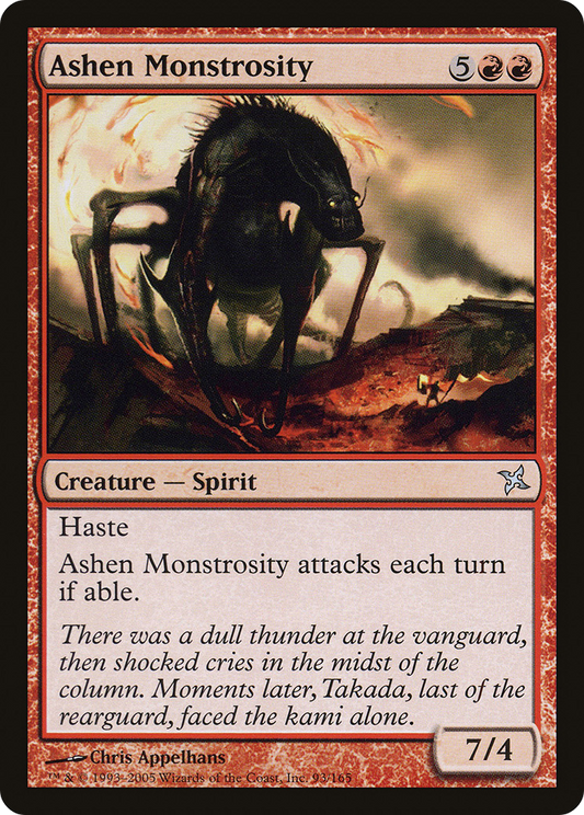 Ashen Monstrosity (BOK-093) (Foil)