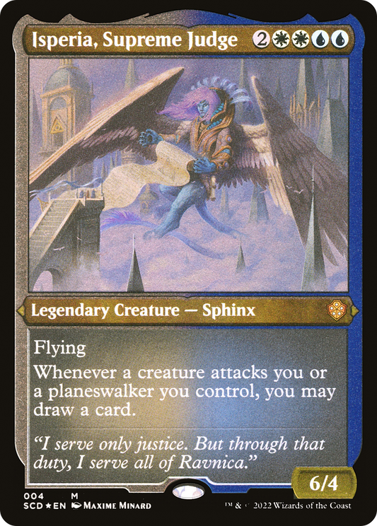 Isperia, Supreme Judge (SCD-004) (Etched Foil)