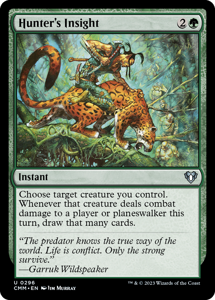 Hunter's Insight (CMM-296) (Foil)
