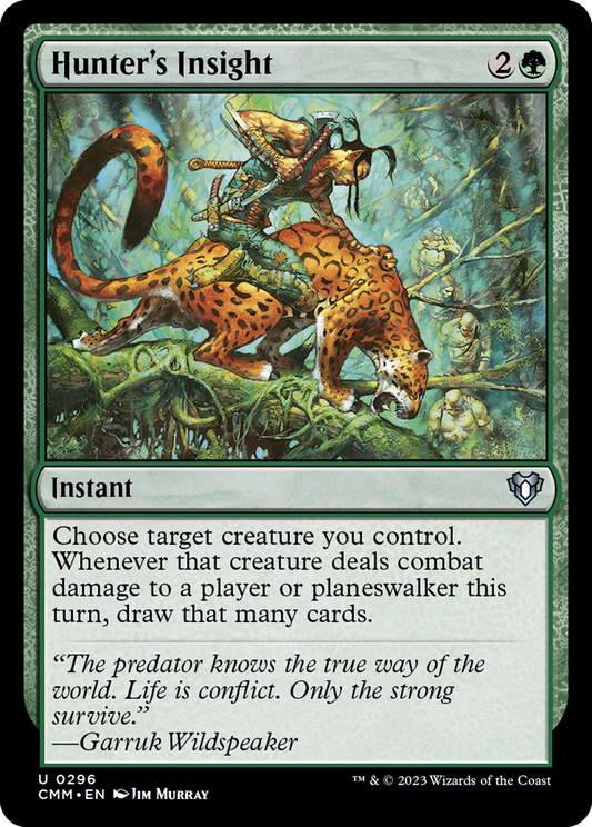Hunter's Insight (CMM-296) (Foil)