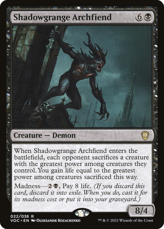 Shadowgrange Archfiend (VOC-022)