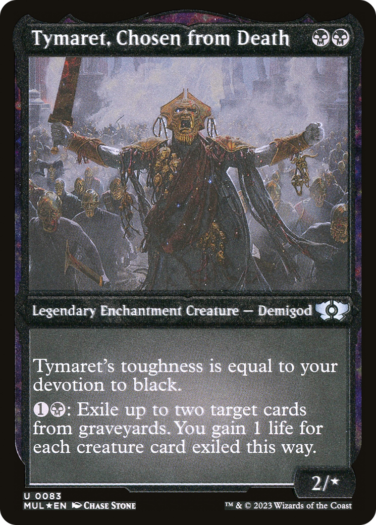 Tymaret, Chosen from Death (MUL-083) (Etched Foil)