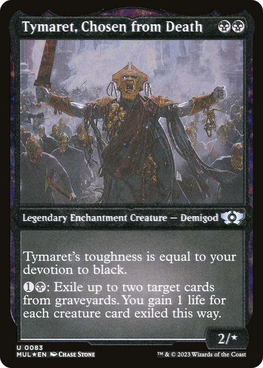 Tymaret, Chosen from Death (MUL-083) (Etched Foil)