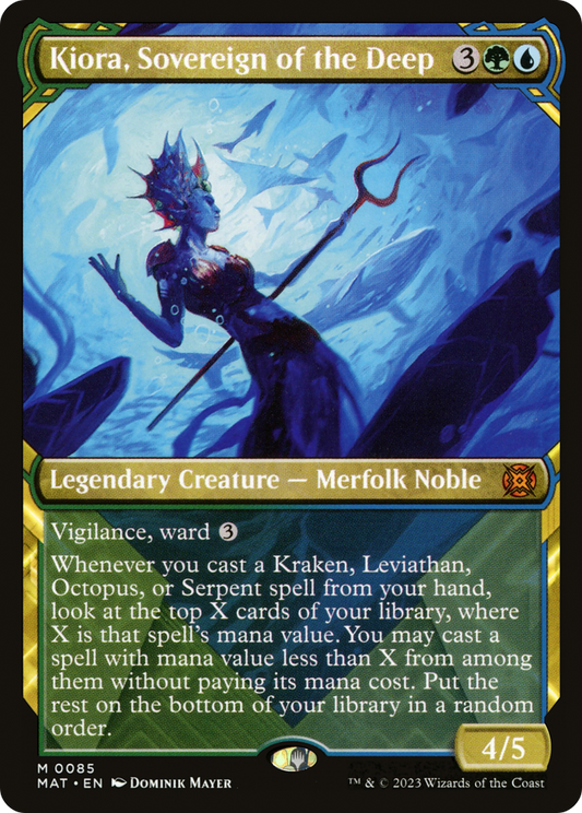 Kiora, Sovereign of the Deep (MAT-085) (Showcase) (Foil)