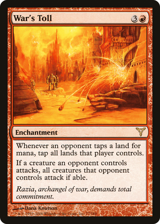 War's Toll (DIS-077) (Foil)