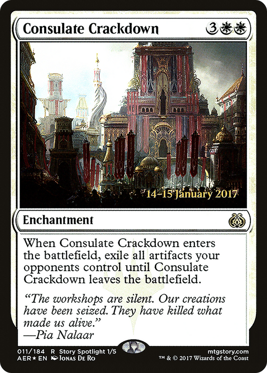 Consulate Crackdown (PRE-11S) (Foil)
