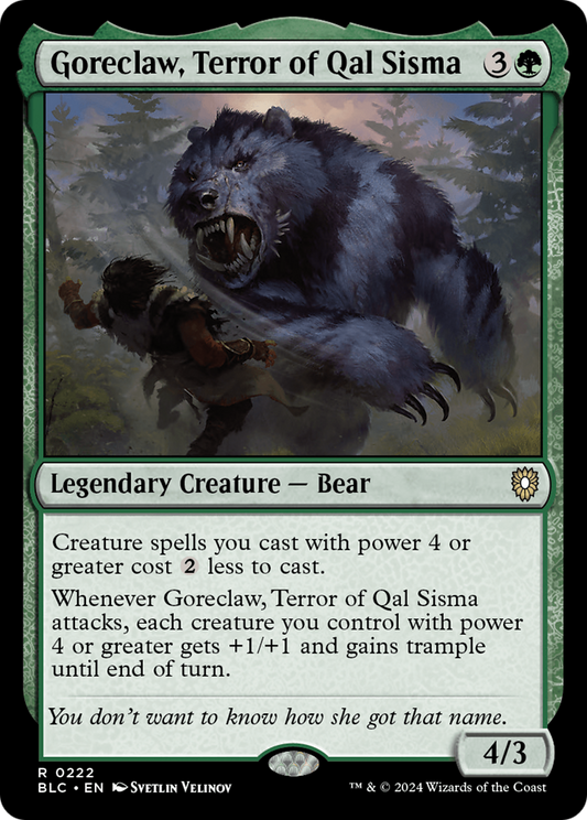 Goreclaw, Terror of Qal Sisma (BLC-222)