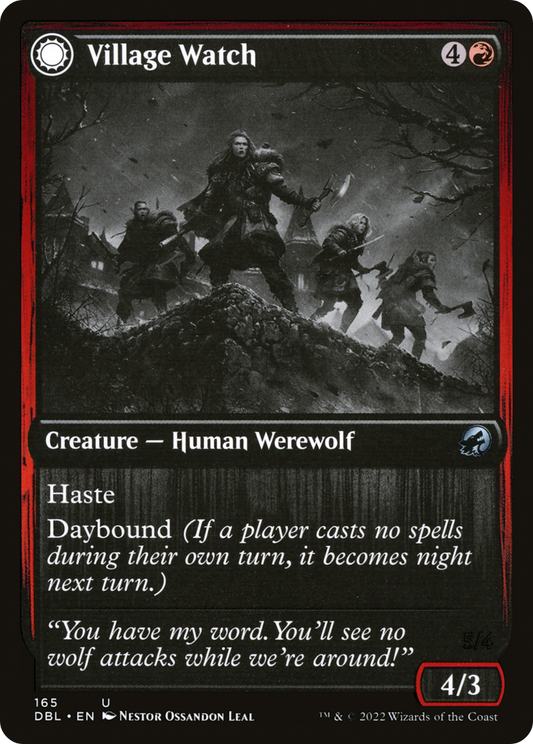 Village Watch // Village Reavers (DBL-165) (Foil)