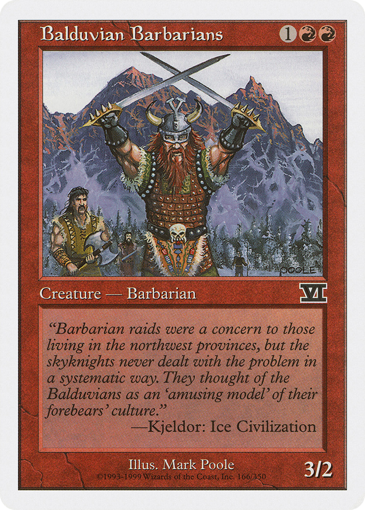 Balduvian Barbarians (6ED-166)