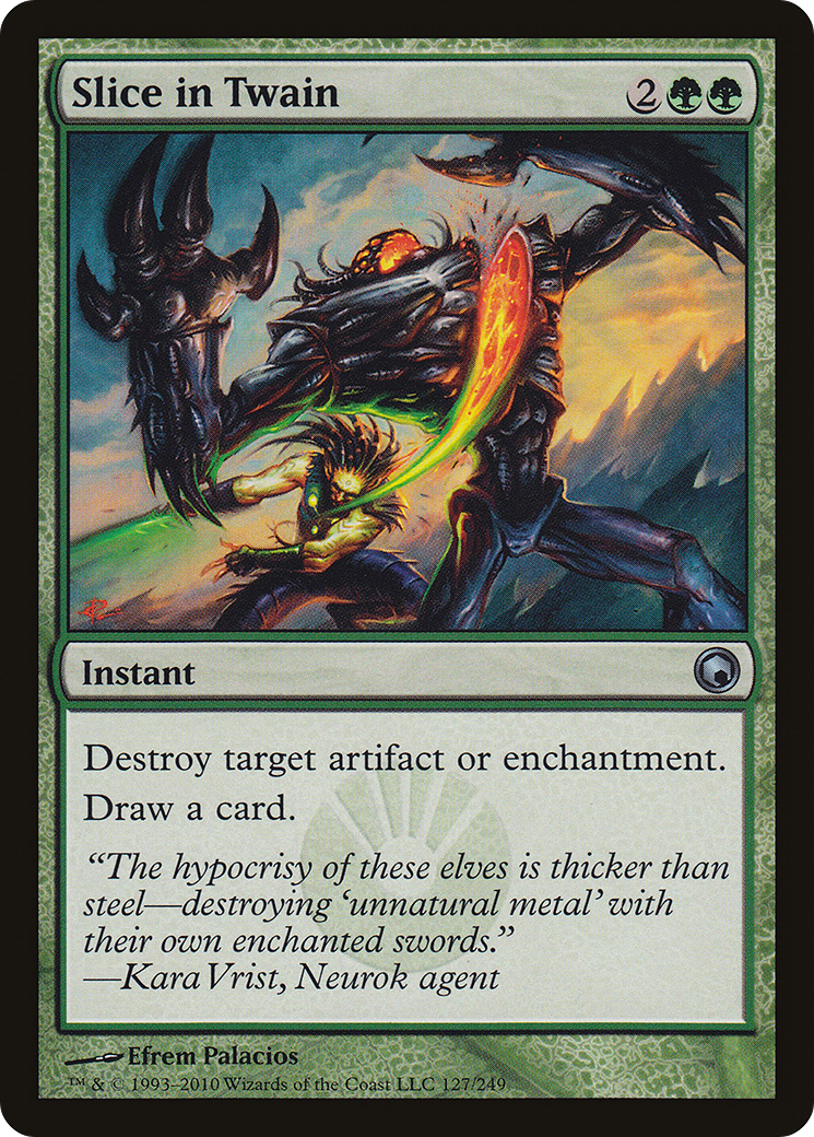 Slice in Twain (SOM-127) (Foil)