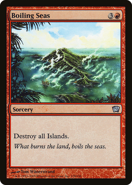Boiling Seas (9ED-178★) (Foil)