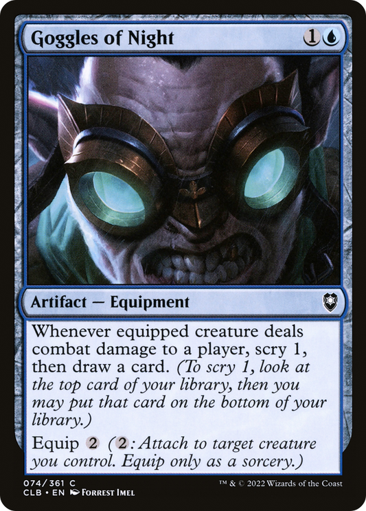Goggles of Night (CLB-074) (Foil)