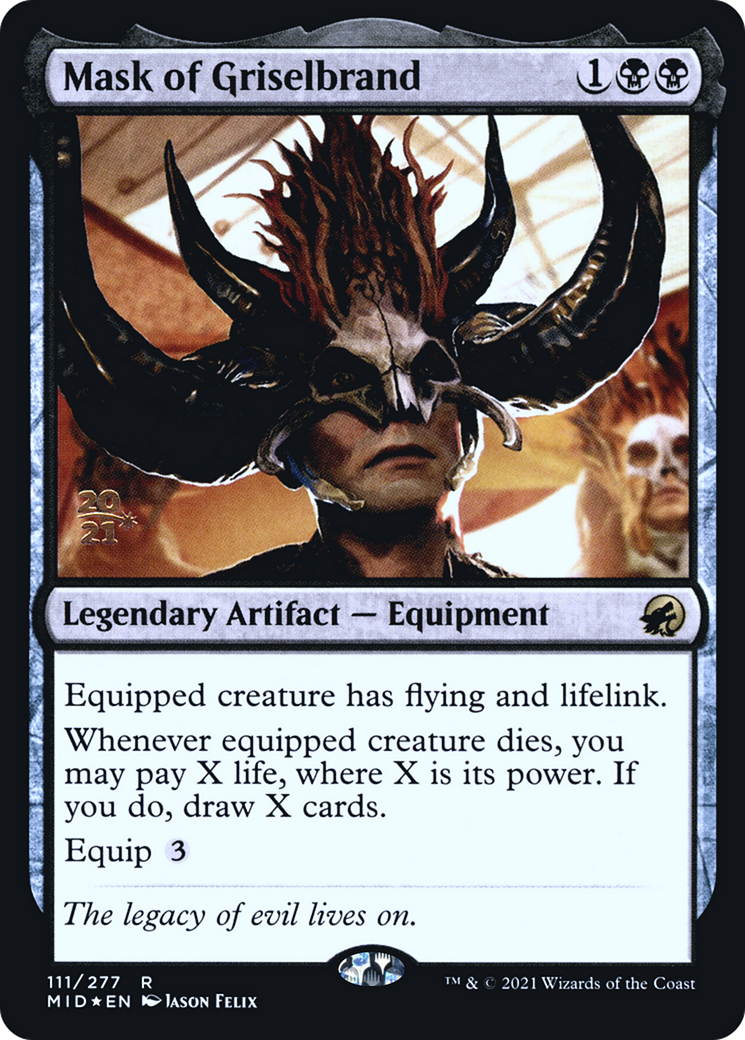 Mask of Griselbrand (PRE-111S) (Foil)