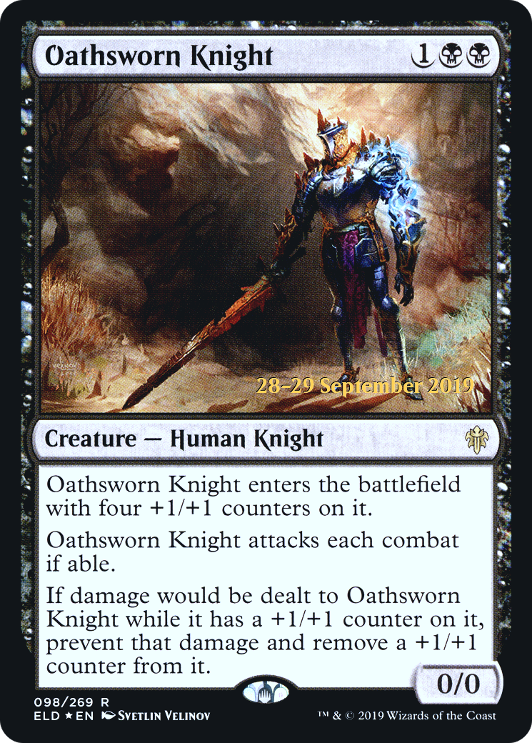 Oathsworn Knight (PRE-98S) (Foil)