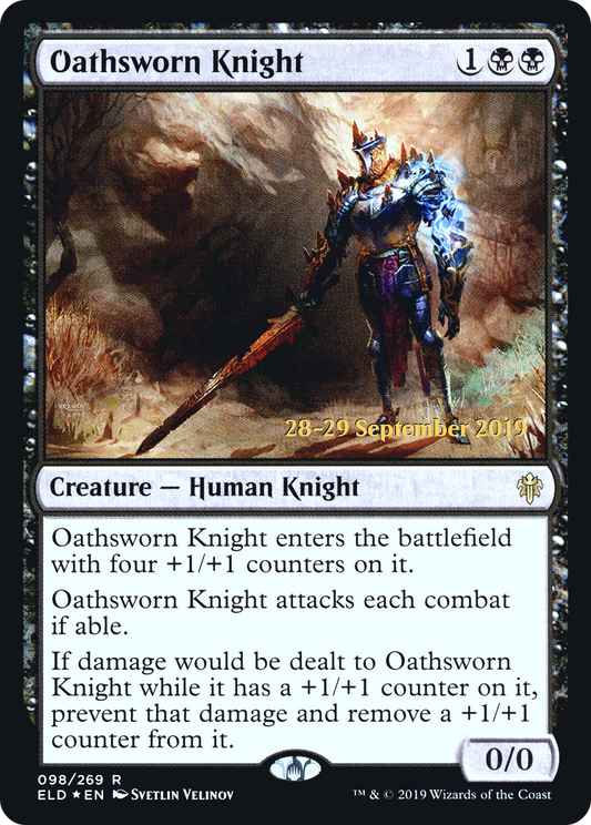 Oathsworn Knight (PRE-98S) (Foil)
