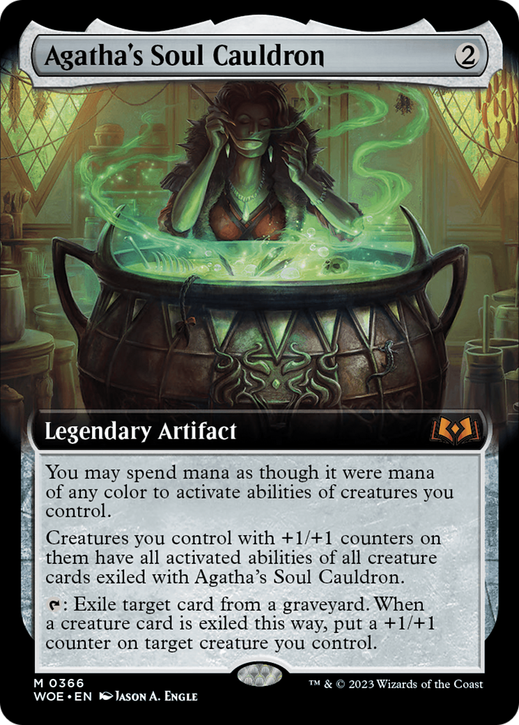 Agatha's Soul Cauldron (WOE-366) (Extended Art)
