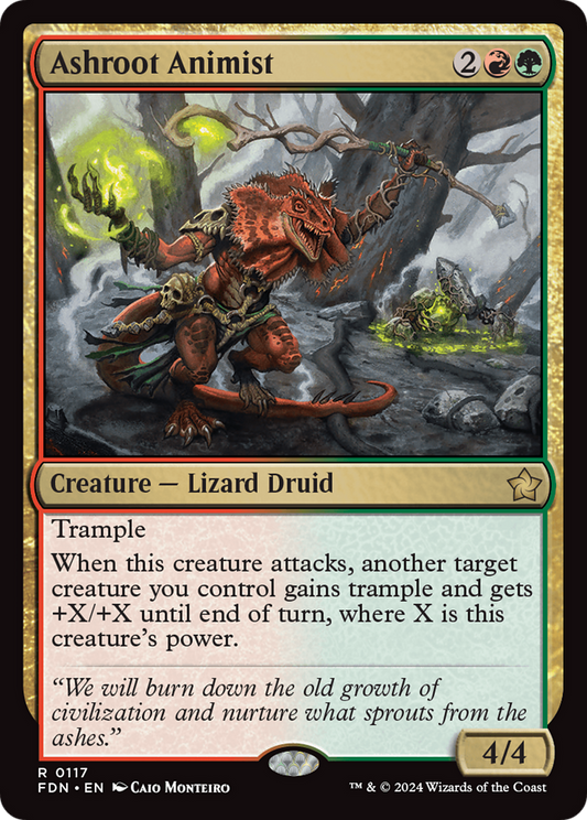 Ashroot Animist (FDN-117) (Foil)