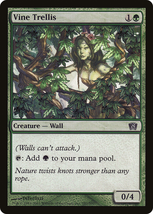 Vine Trellis (8ED-287★) (Foil)