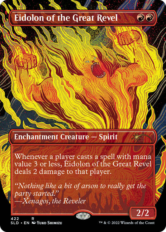 Eidolon of the Great Revel (SLD-422) (Borderless) (Foil)
