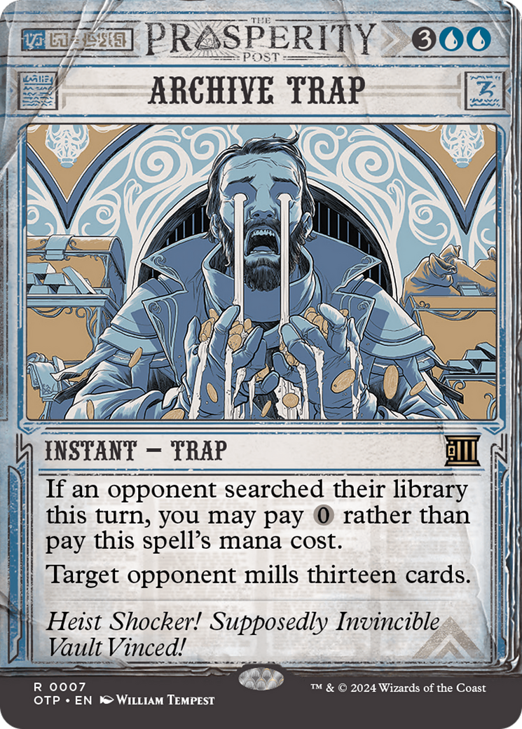 Archive Trap (OTP-007) (Showcase) (Borderless)