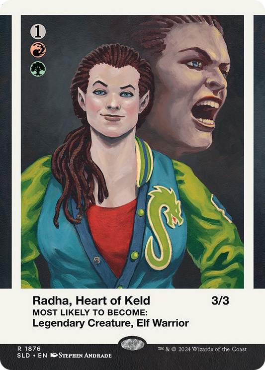 Radha, Heart of Keld // Radha, Heart of Keld (SLD-1876) (Borderless)