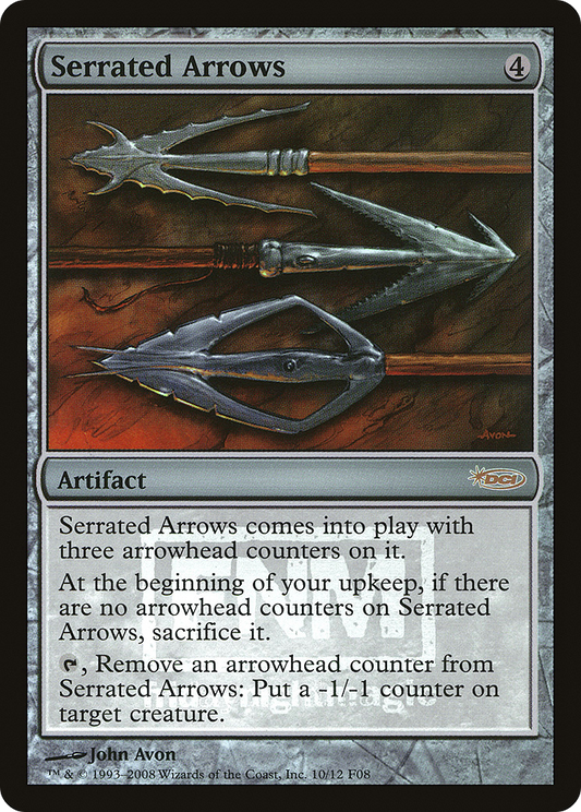 Serrated Arrows (FNM-010) (Foil)