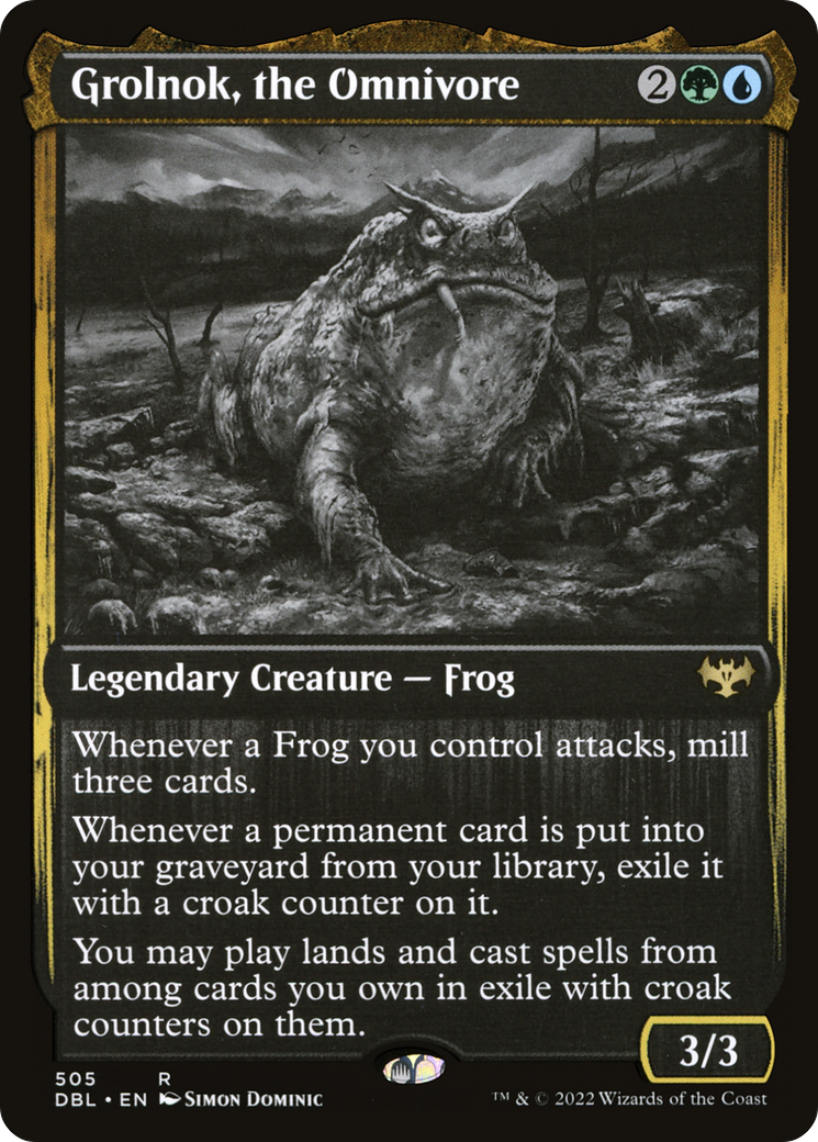 Grolnok, the Omnivore (DBL-505) (Foil)