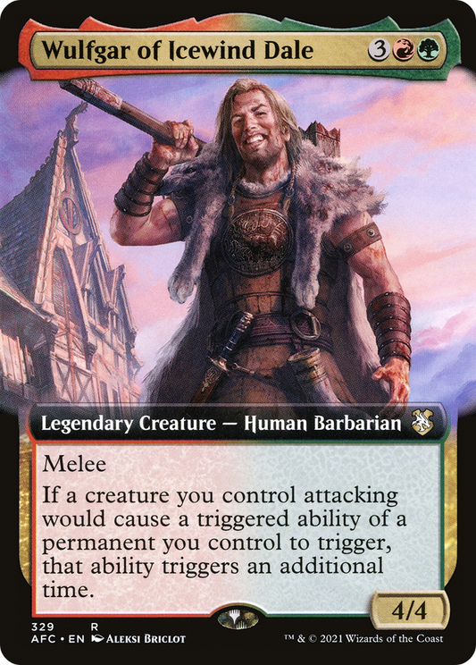 Wulfgar of Icewind Dale (AFC-329) (Extended Art)