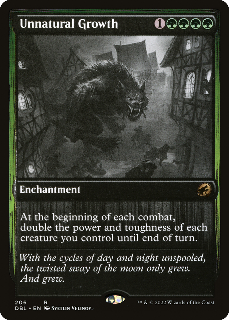 Unnatural Growth (DBL-206) (Foil)