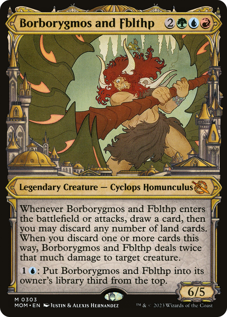 Borborygmos and Fblthp (MOM-303) (Showcase) (Foil)