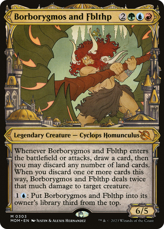 Borborygmos and Fblthp (MOM-303) (Showcase) (Foil)