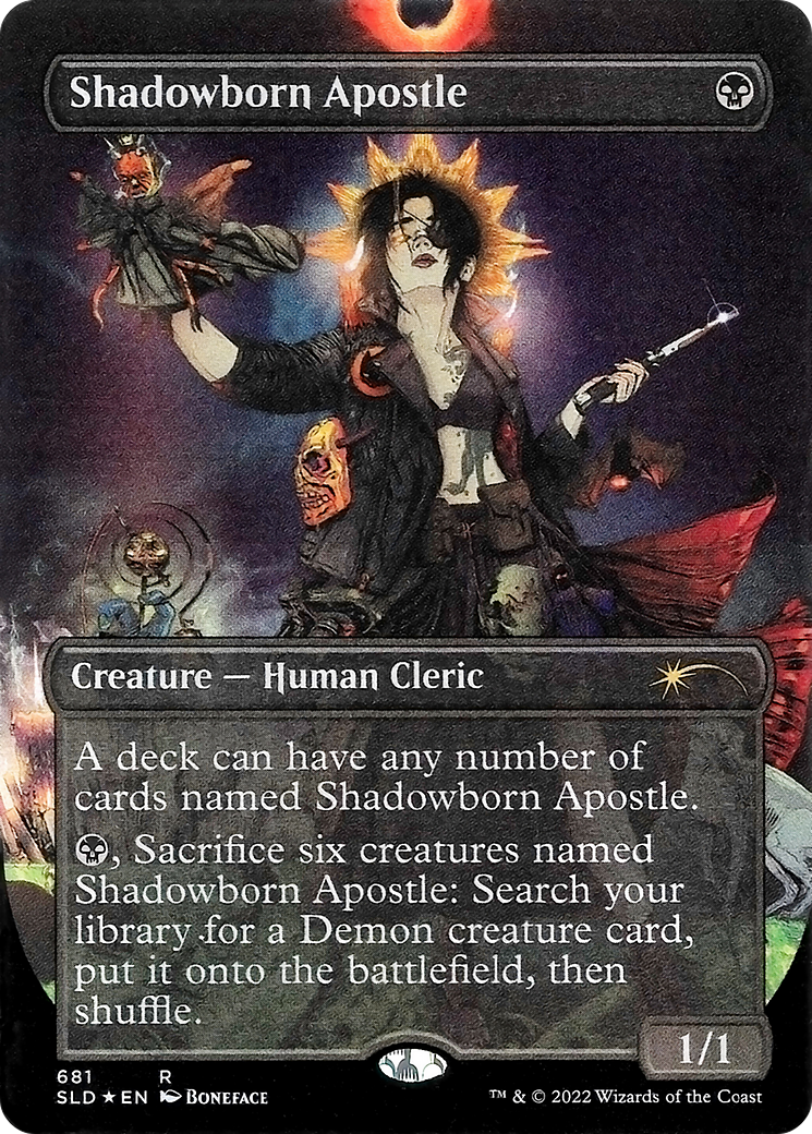 Shadowborn Apostle (SLD-681) (Borderless) (Foil)
